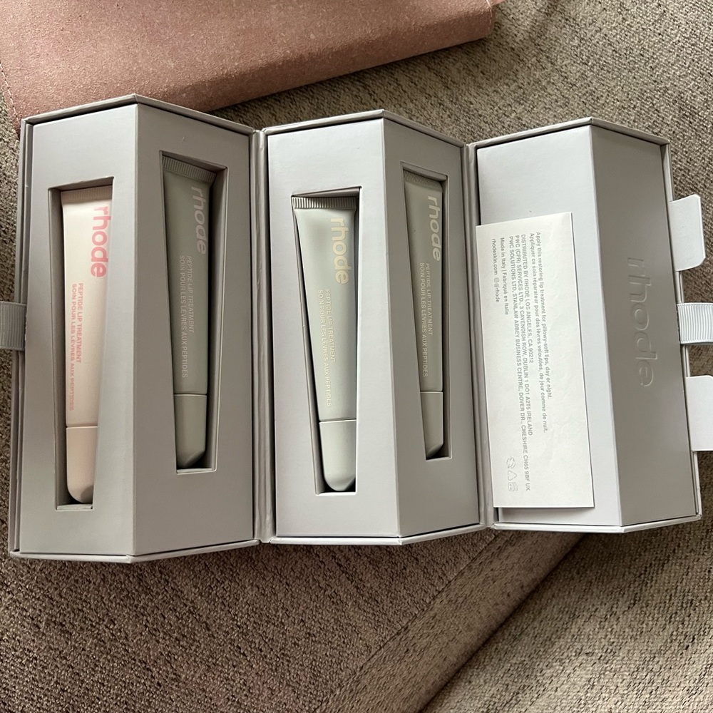 NIB Rhode Lip Peptide Complete Set